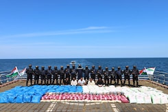 Navy Seizes 3,300 Kg Of Meth, Charas In Major Drug Bust Near Gujarat Port Navy Seizes 3,300 Kg Of Meth, Charas In Major Drug Bust Near Gujarat Port