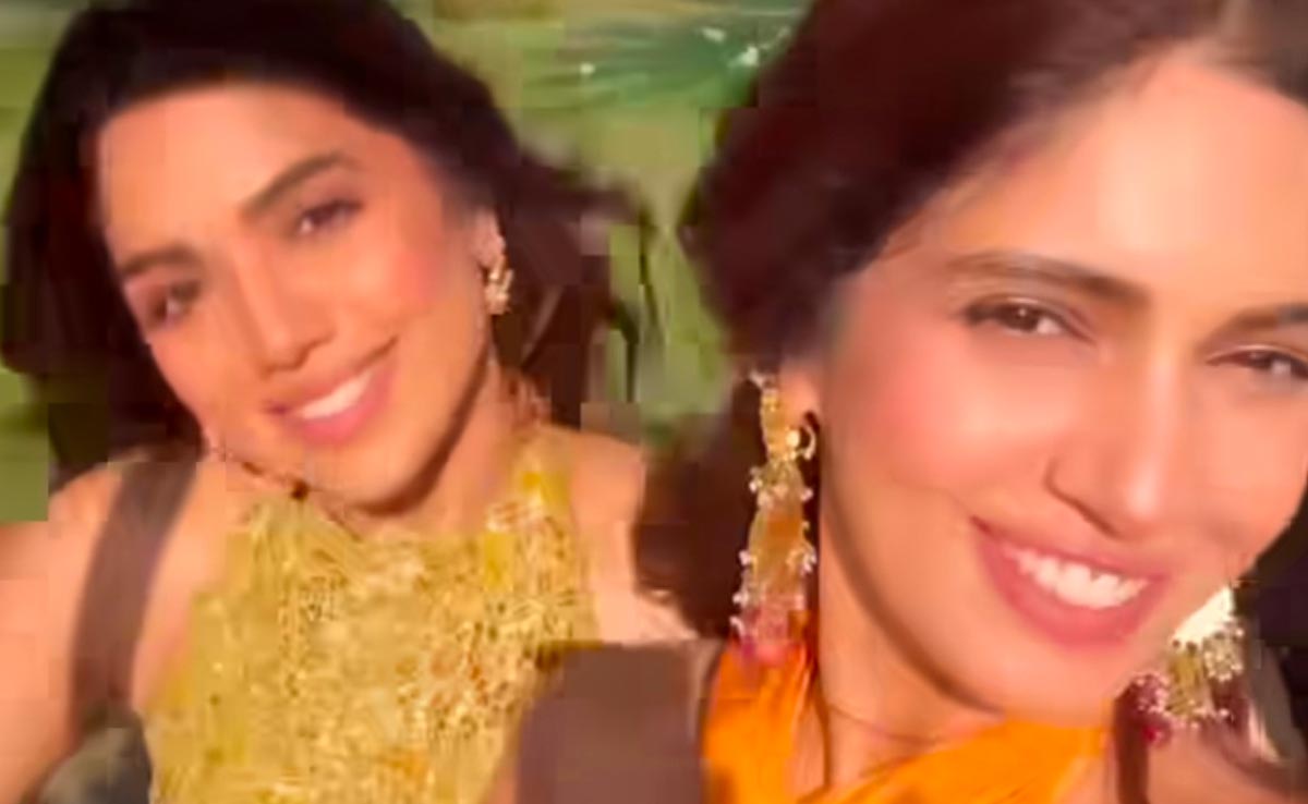 Bhumi Pednekar And Sister Samiksha Pednekar Ace Chic Sibling Style In Beautiful Ethnic Fusion Co-Ords For Rakul-Jackky's <i>Mehendi</i> In Goa