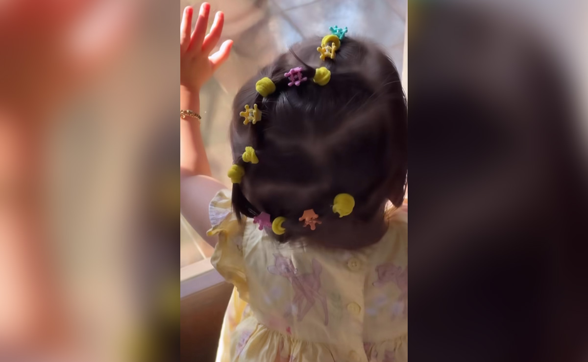 Bipasha Basu's Daughter Devi Is Already A Beauty Lover With Her Swirly Hairdo And Multicoloured Clips