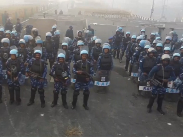 Cement Barricades, Heavy Police Deployment - Delhi's Singhu Border Preps For Farmers March
