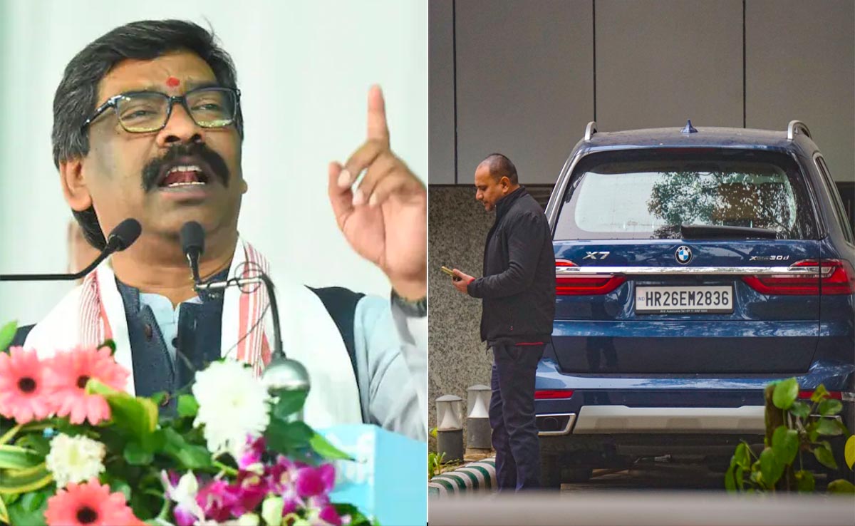 BMW Car Found At Hemant Soren's House Not His, It Belongs To...