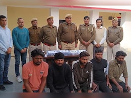 फाइनेंस कंपनी को लूटने आए 5 हार्डकोर अपराधी पुलिस के हत्थे चढ़े, बरामद किये गए 4 पिस्तौल और 41 कारतूस
