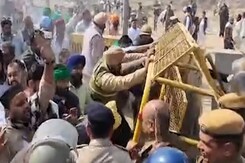 Farmers Protest: राजस्थान में किसान हो रहे उग्र, पुलिस को भांजनी पड़ी लाठियां Farmers Protest: राजस्थान में किसान हो रहे उग्र, पुलिस को भांजनी पड़ी लाठियां