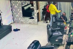 On Camera, 2 Men Shot Dead Inside Delhi Salon On Camera, 2 Men Shot Dead Inside Delhi Salon