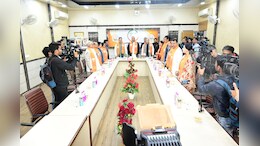 भजन लाल सरकार बनने के बाद भाजपा कोर कमेटी की पहली बैठक, लोकसभा और राज्यसभा चुनाव की रणनीति पर हुई चर्चा