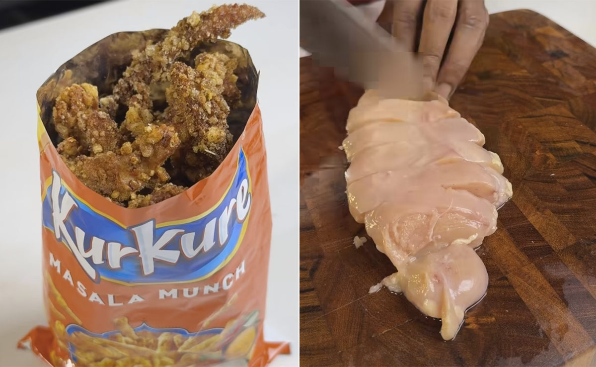 This Viral Crispy Fried Chicken Has A Desi Twist, And The Internet Is Intrigued