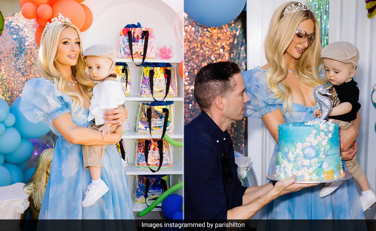 Paris Hilton Threw Her Son Phoenix A "Sliving Under The Sea" Birthday With A Live Petting Zoo