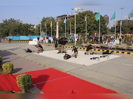 जयपुर एयरपोर्ट पर CISF का इंडक्शन डे, बम निरोधक दस्ता, डॉग स्क्वायड और जवानों ने दिखाया अपना कौशल