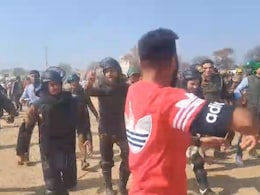 Policeman Injured, Tear Gas Shells Fired As Cops, Farmers Clash In Haryana Policeman Injured, Tear Gas Shells Fired As Cops, Farmers Clash In Haryana