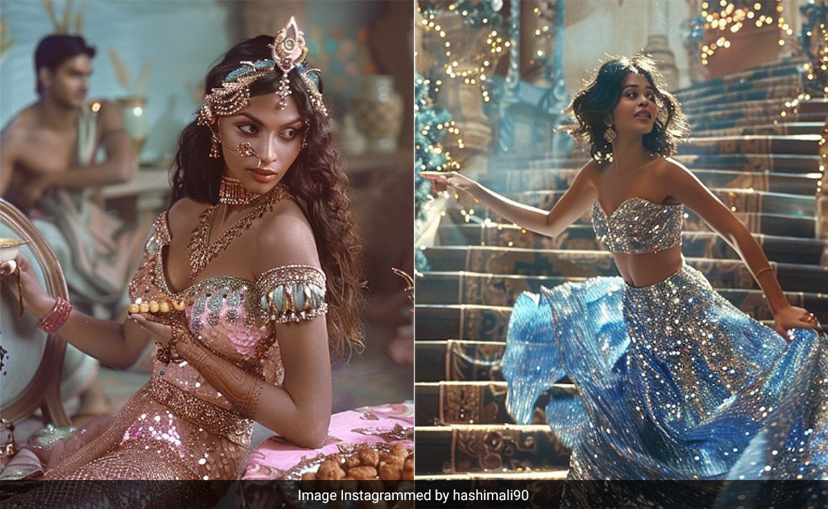 AI-Generated Pics Imagine Disney Princesses In 1950s South Asia, Internet Mesmerised