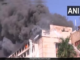 Massive Fire On Third Floor Of Madhya Pradesh Secretariat, None Hurt Massive Fire On Third Floor Of Madhya Pradesh Secretariat, None Hurt