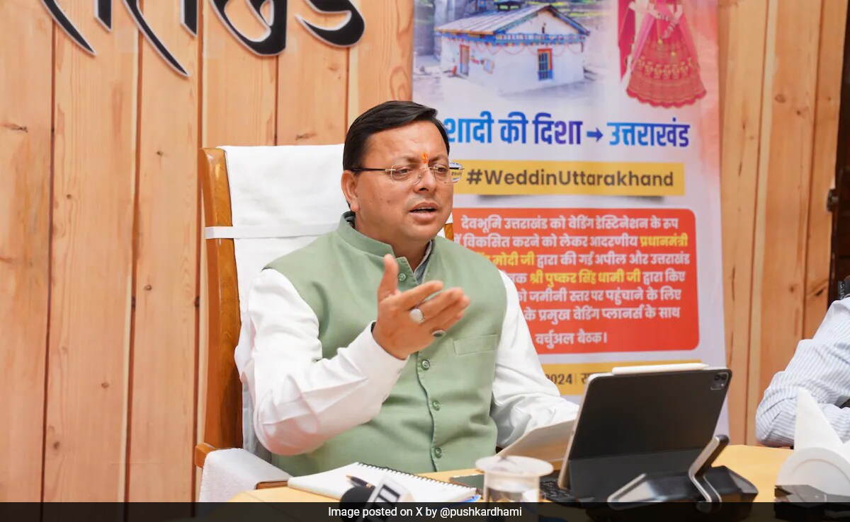 Pushkar Dhami's Pitch For Uttarakhand In Meeting With Wedding Planners