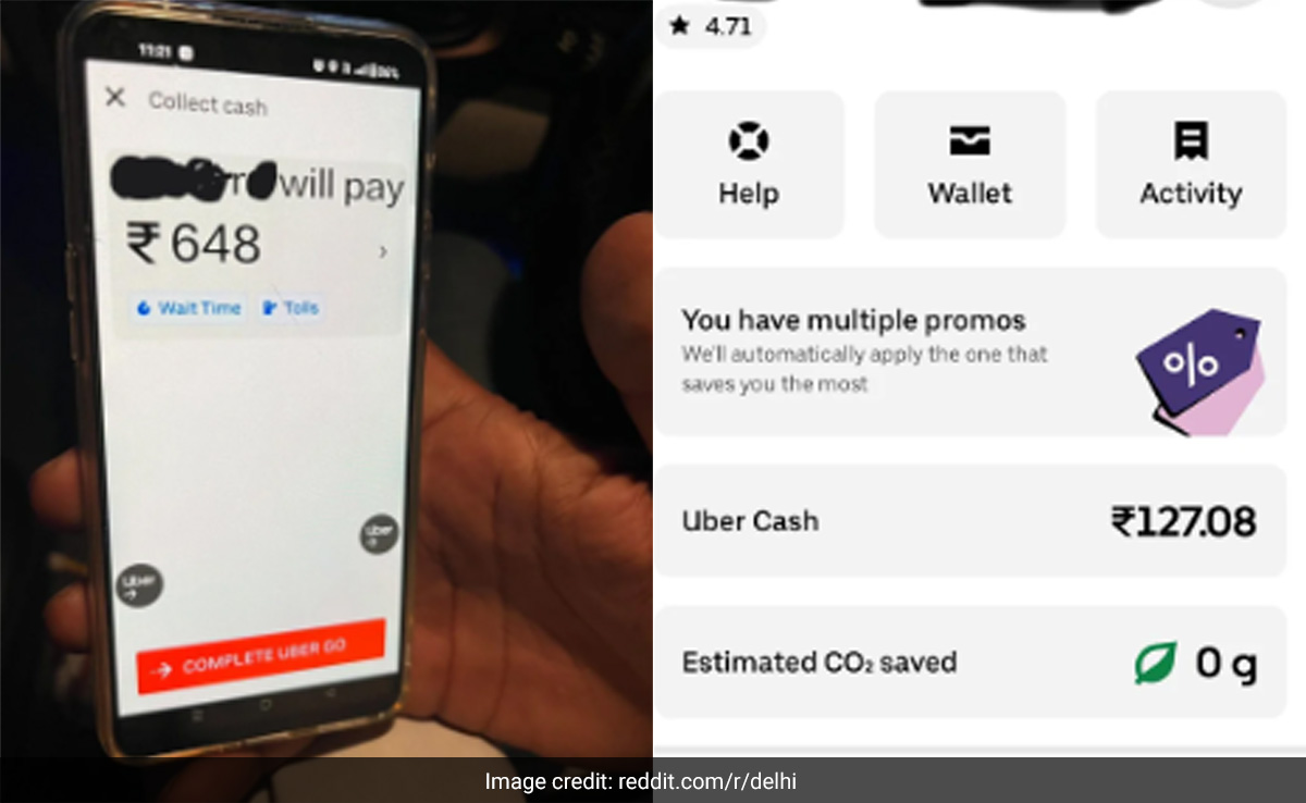 Delhi Man Claims Uber Driver Charged Him Double Fare With 'Fake Screenshot' Scam