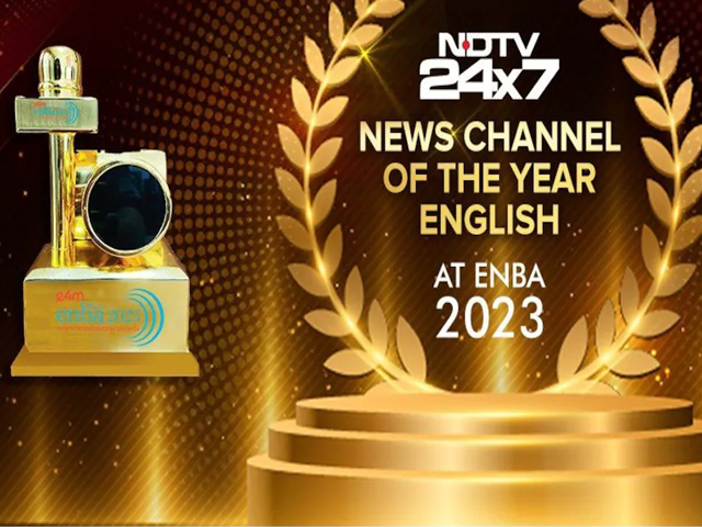 NDTV Wins 'Best English News Channel Of The Year' At ENBA 2023