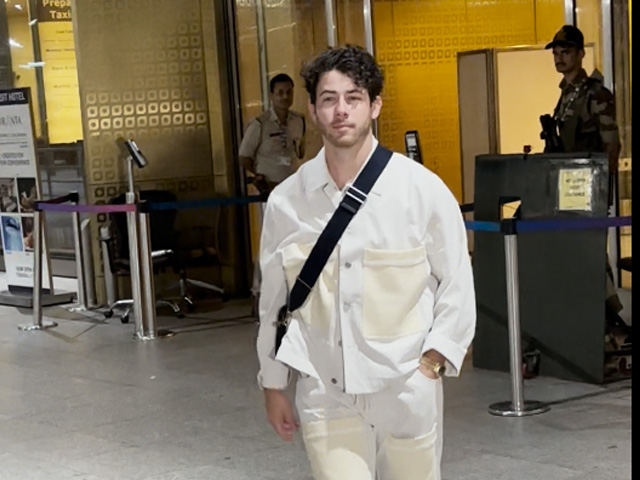 Singer-Actor Nick Jonas Flies Into Mumbai Days After Wife Priyanka's Arrival