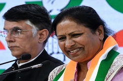 BJP's Tejaswini Gowda Joins Congress Ahead of Lok Sabha Elections BJP's Tejaswini Gowda Joins Congress Ahead of Lok Sabha Elections