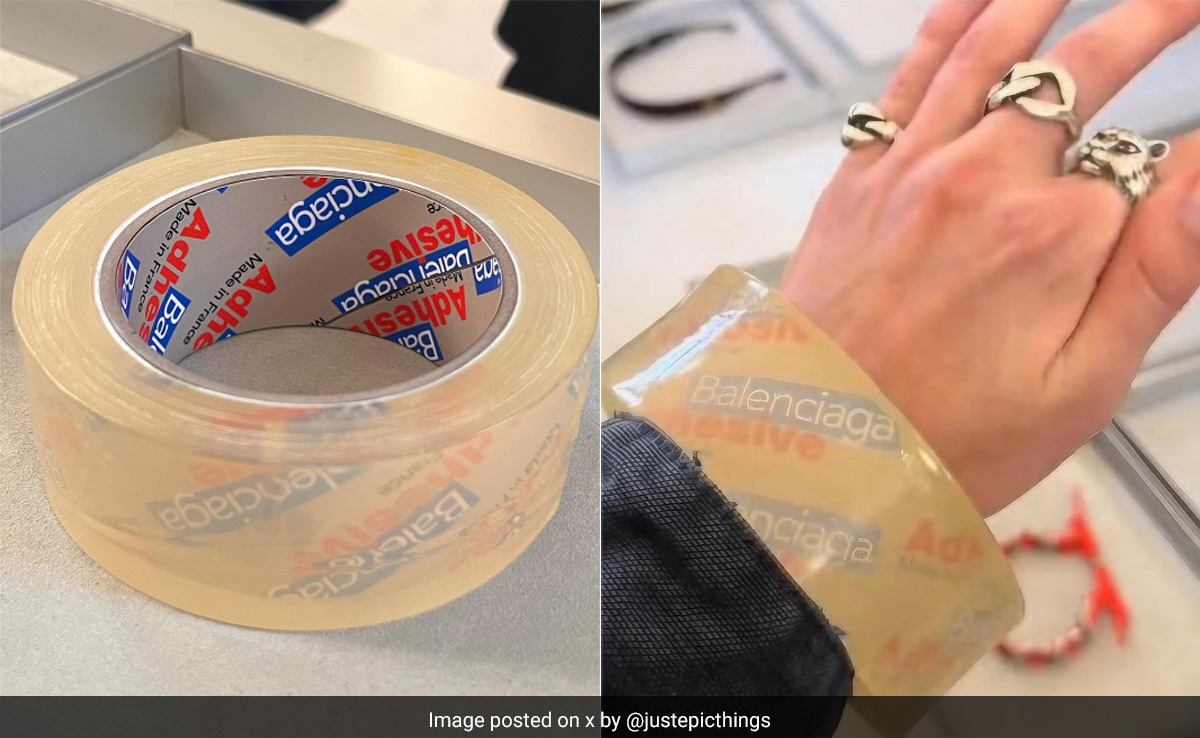 This Balenciaga Bracelet Looks Exactly Like A Roll Of Tape, Internet In Disbelief