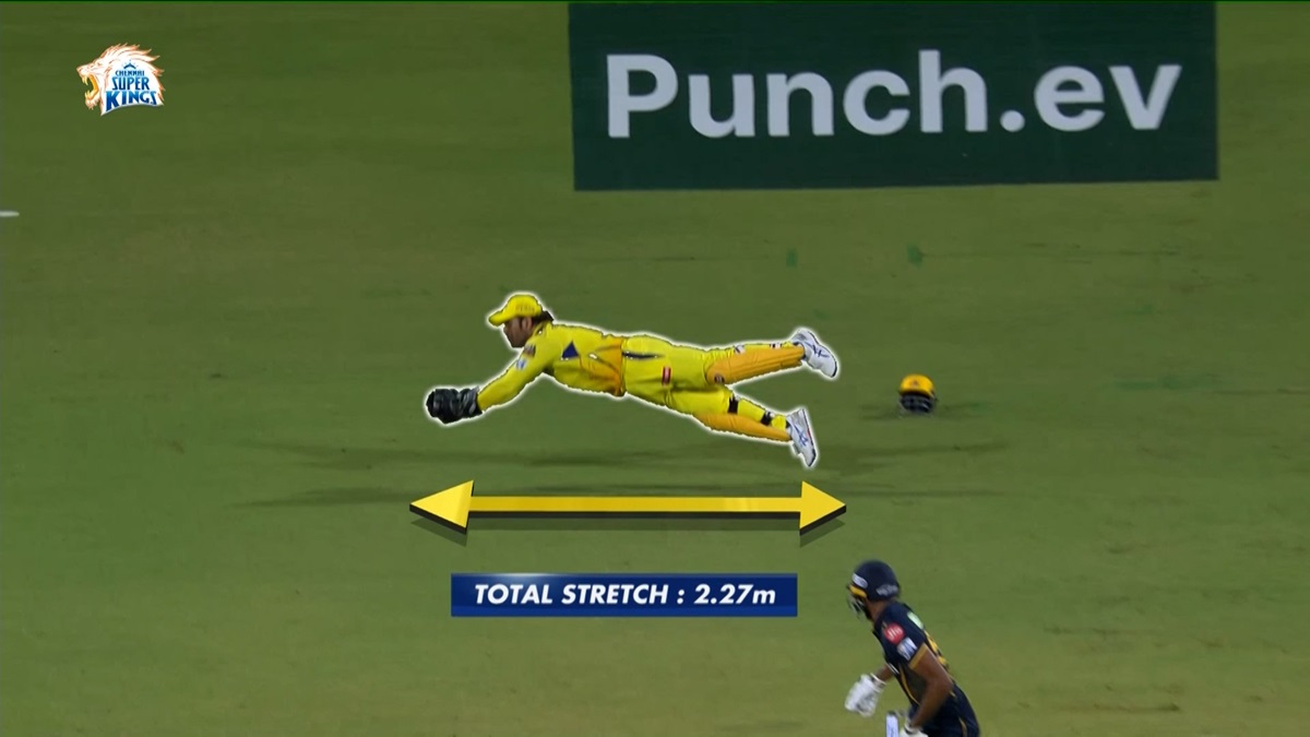 MS Dhoni Catch: विकेट के पीछे उड़ते दिखे धोनी, लपका शानदार कैच, देखिए आईपीएल 2024 के शानदार मोमेंट्स