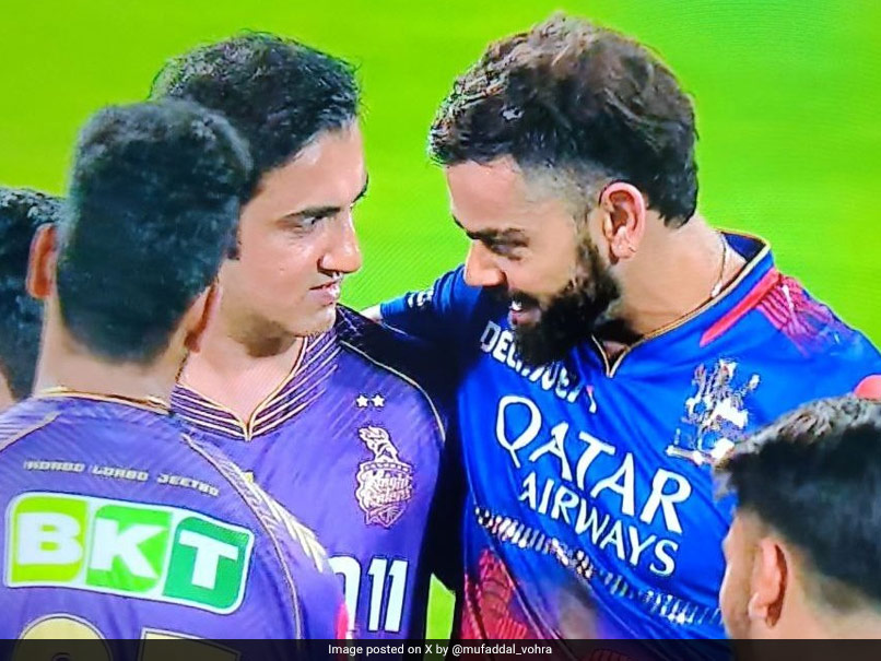 'Moment Of The Day': Virat Kohli Hugs Gautam Gambhir Mid-Match, Internet Can't Keep Calm. Watch