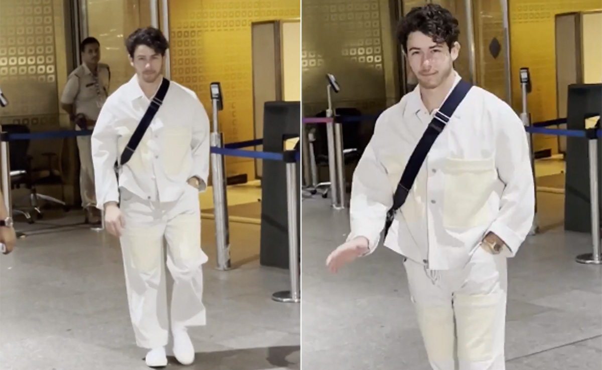 Nick Jonas Flies Into Mumbai Days After His Wife Priyanka Chopra's Arrival