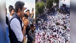लोकसभा टिकट कटने से बागी हुए भाजपा सांसद राहुल कस्वां, चूरू में सर्मथकों की भारी भीड़ जुटाकर पार्टी को दिया चैलेंज