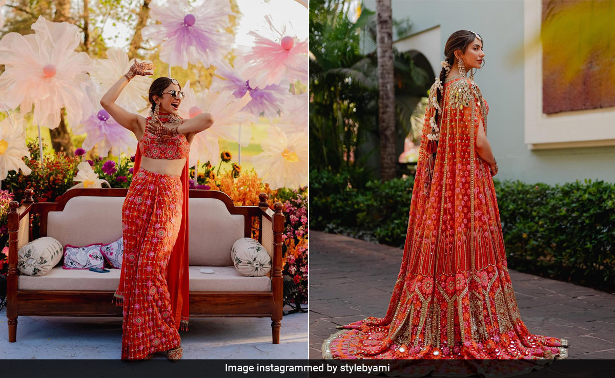 Rakul Preet Singh's Arpita Mehta <i>Phulkari Mehendi</i> Ensemble Took Over 600 Hours To Make