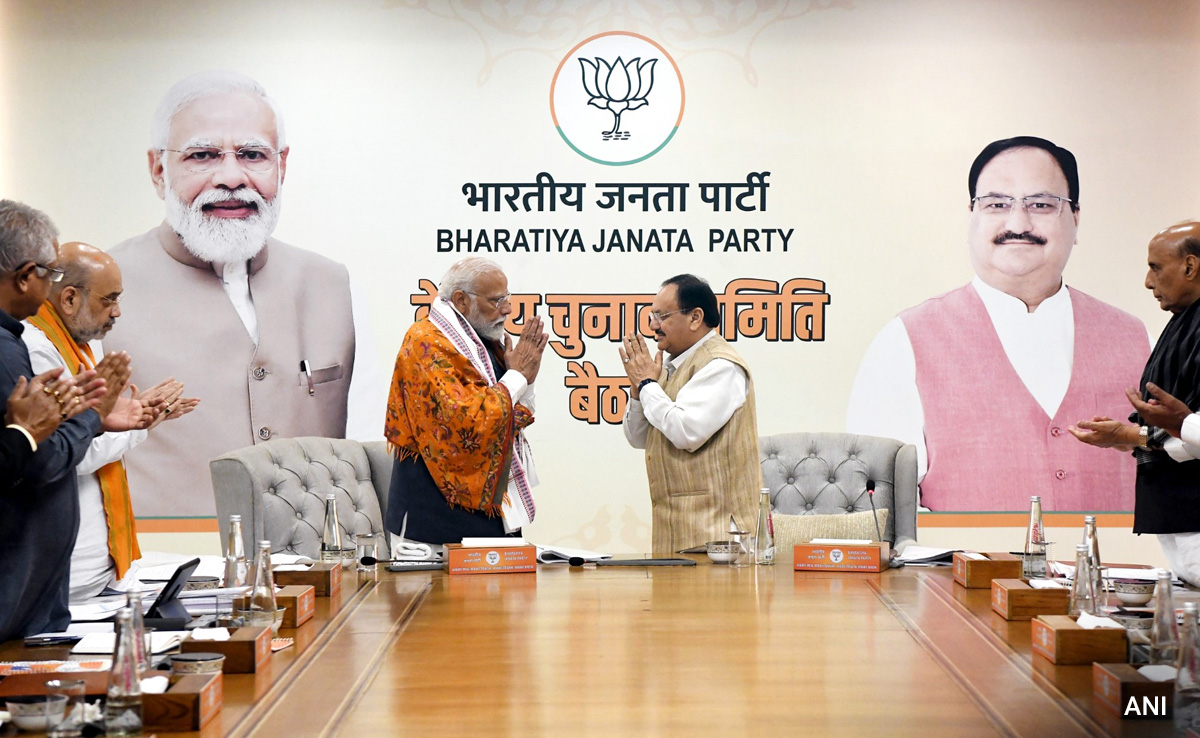 PM Modi, 34 Ministers On BJP's 1st List Of 195 Candidates For Lok Sabha Polls