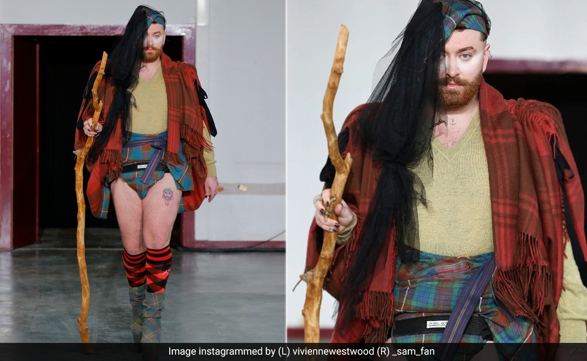 Sam Smith Gave Punk Chic A Gender Fluid Feel At Vivienne Westwood's Paris Fashion Week Show