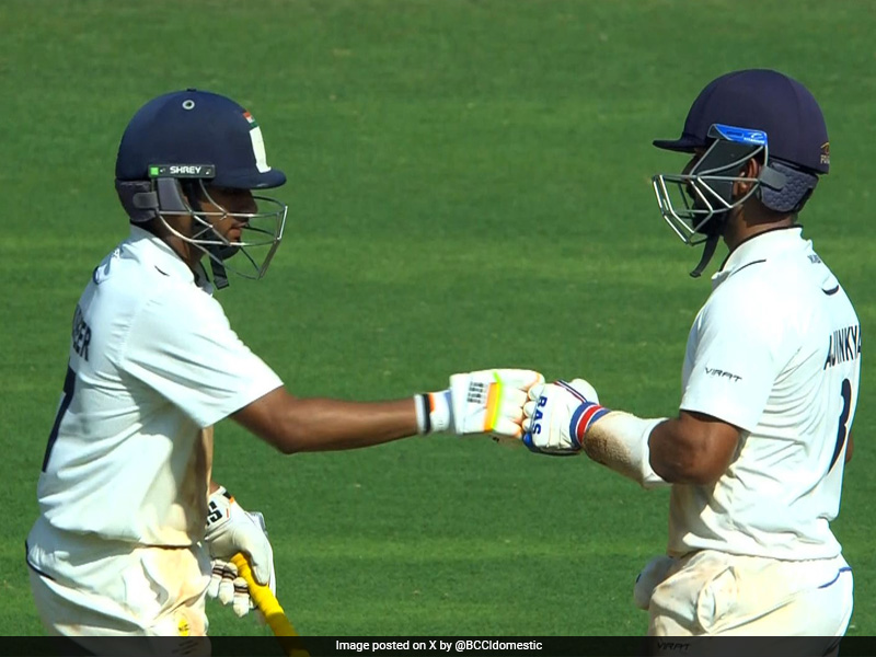 Mumbai vs Vidarbha Final, Ranji Trophy Day 2, Highlights: Ajinkya Rahane, Musheer Khan Shine, Mumbai On Top vs Vidarbha At Stumps