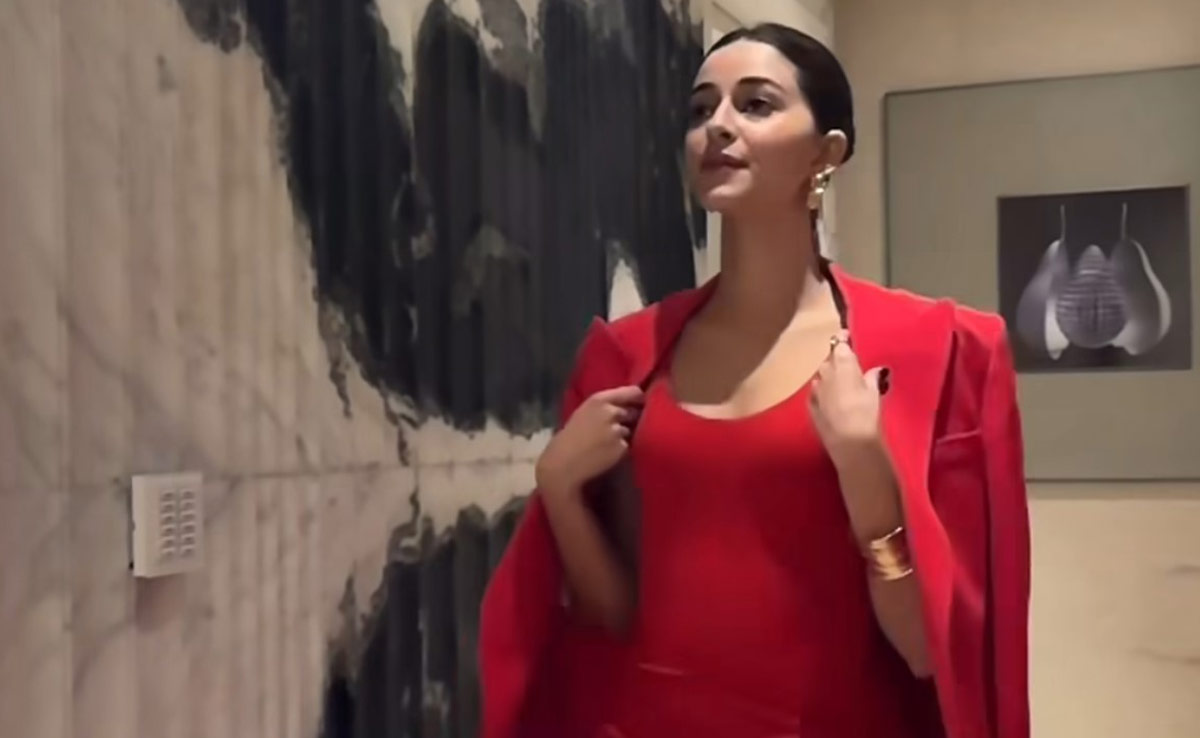 Ananya Panday And Farah Khan Double The Style Quo In Fiery Red Outfits