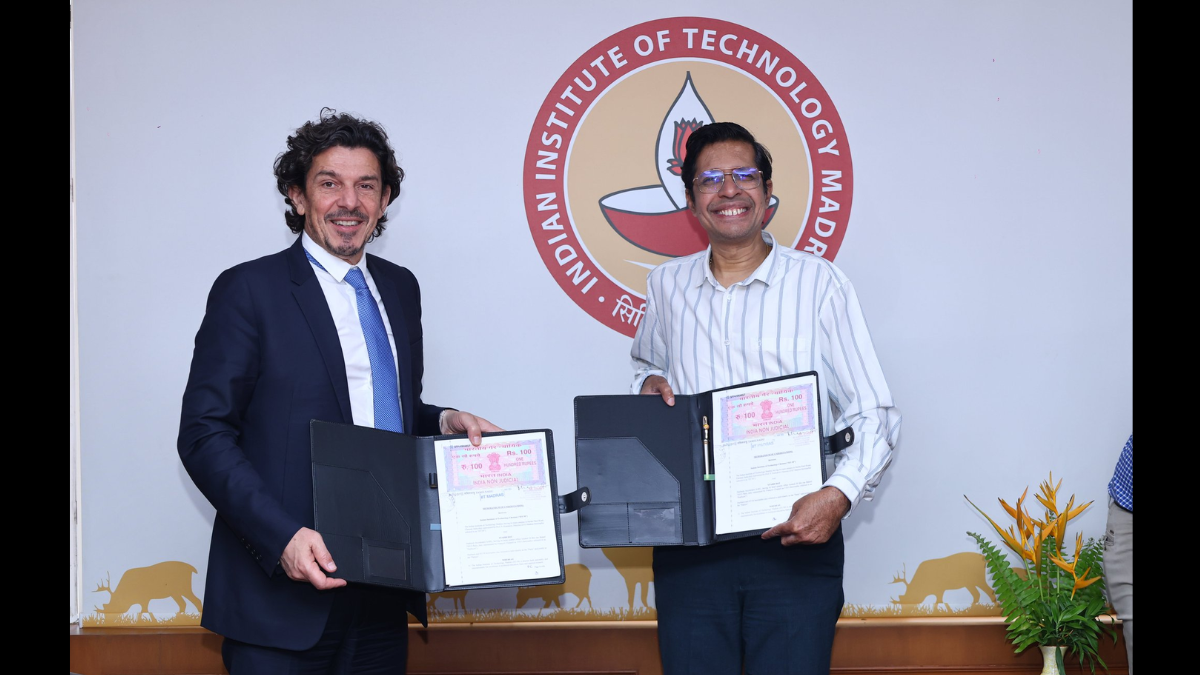 IIT Madras Collaborates With French Firm To Set Up 100 Million Euros Start-up Hub