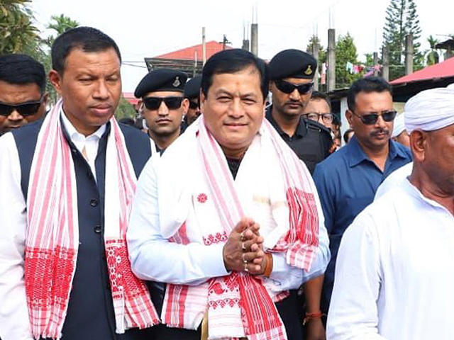 Union Minister Sarbananda Sonowal Files Nomination For Dibrugarh Lok Sabha Seat