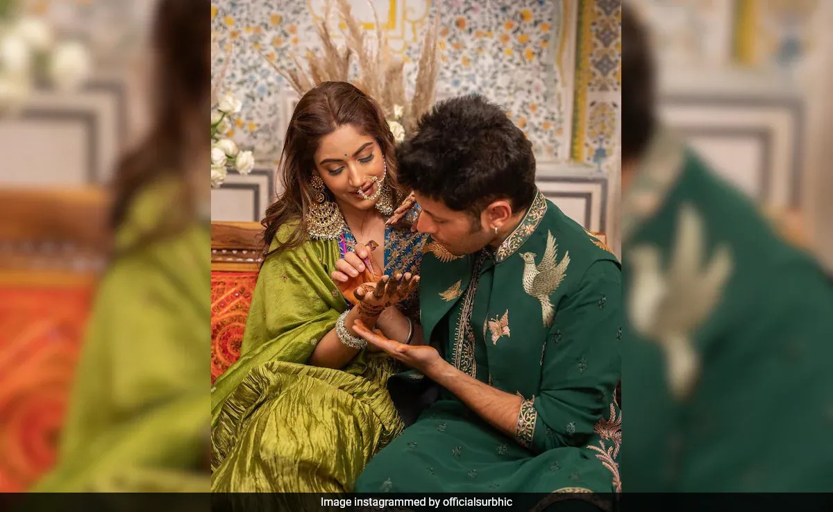 New Pics Alert: Surbhi Chandna And Karan Sharma's Mehendi Ceremony in Jaipur