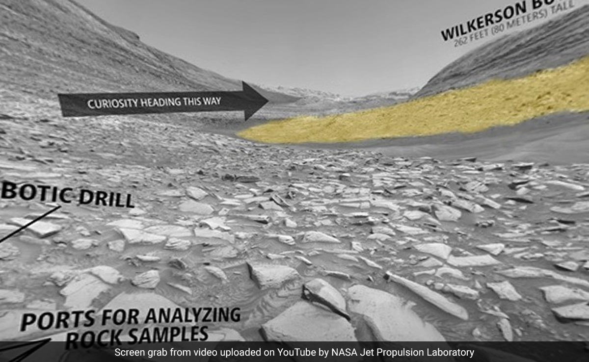 360-Degree View Of Mars' Gediz Vallis Channel Courtesy NASA Curiosity Rover