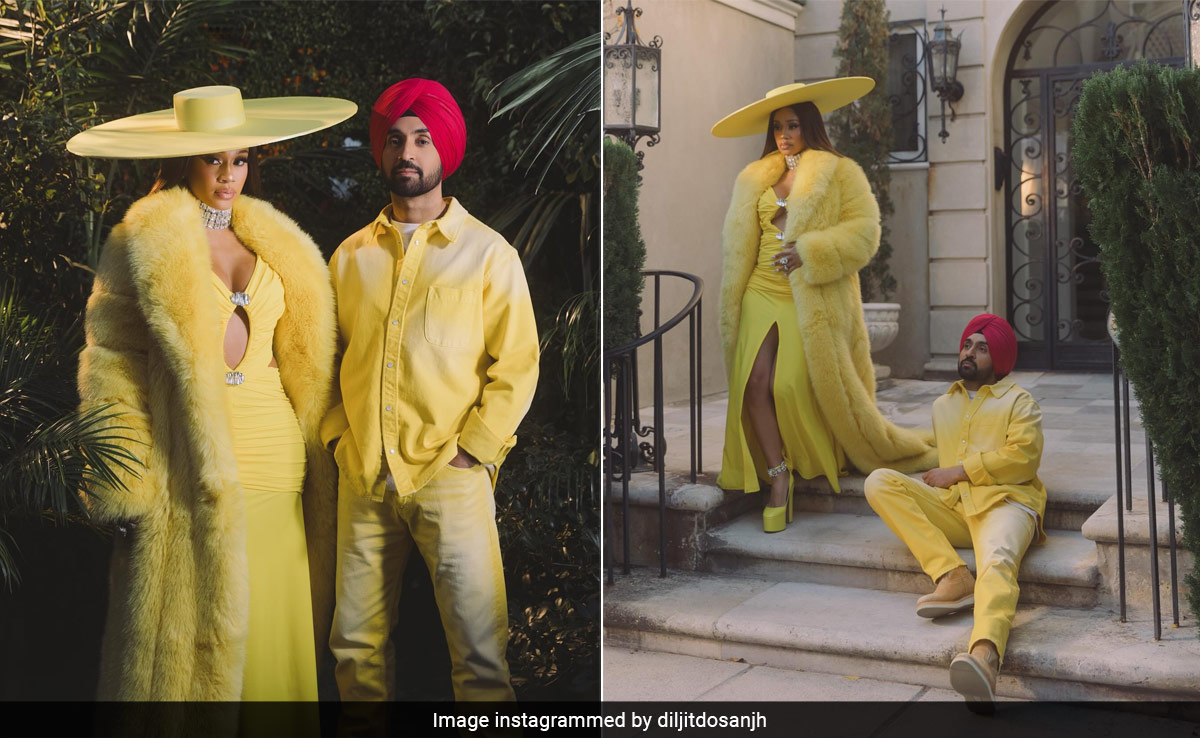 Diljit Dosanjh Twinning With American Rapper Saweetie In Zesty Yellow Outfits Is Just The Collaboration Worth Waiting For