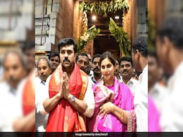 Ram Charan's Birthday Special Visit To Tirumala Temple With Wife Upasana And Daughter Klin Kaara By His side Ram Charan's Birthday Special Visit To Tirumala Temple With Wife Upasana And Daughter Klin Kaara By His side