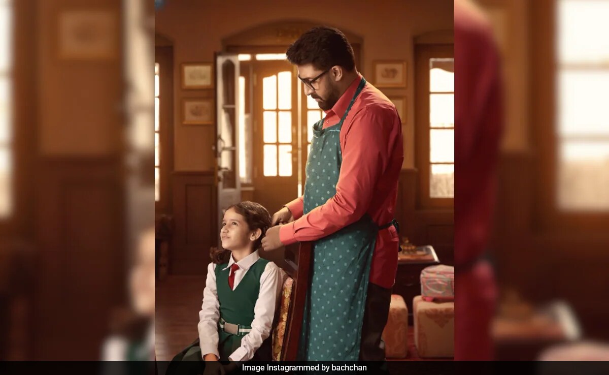 <i>Be Happy</i> First Poster: Abhishek Bachchan And Innayat Verma In An Absolutely Adorable Dad-Daughter Moment