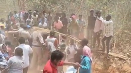 Video: Cop Chased, Punched, Dragged From His Bike By Mob In Telangana