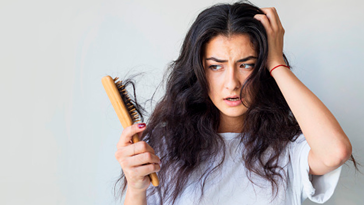 The combination of intense heat, sun exposure, dehydration, and changes in diet can weaken hair,