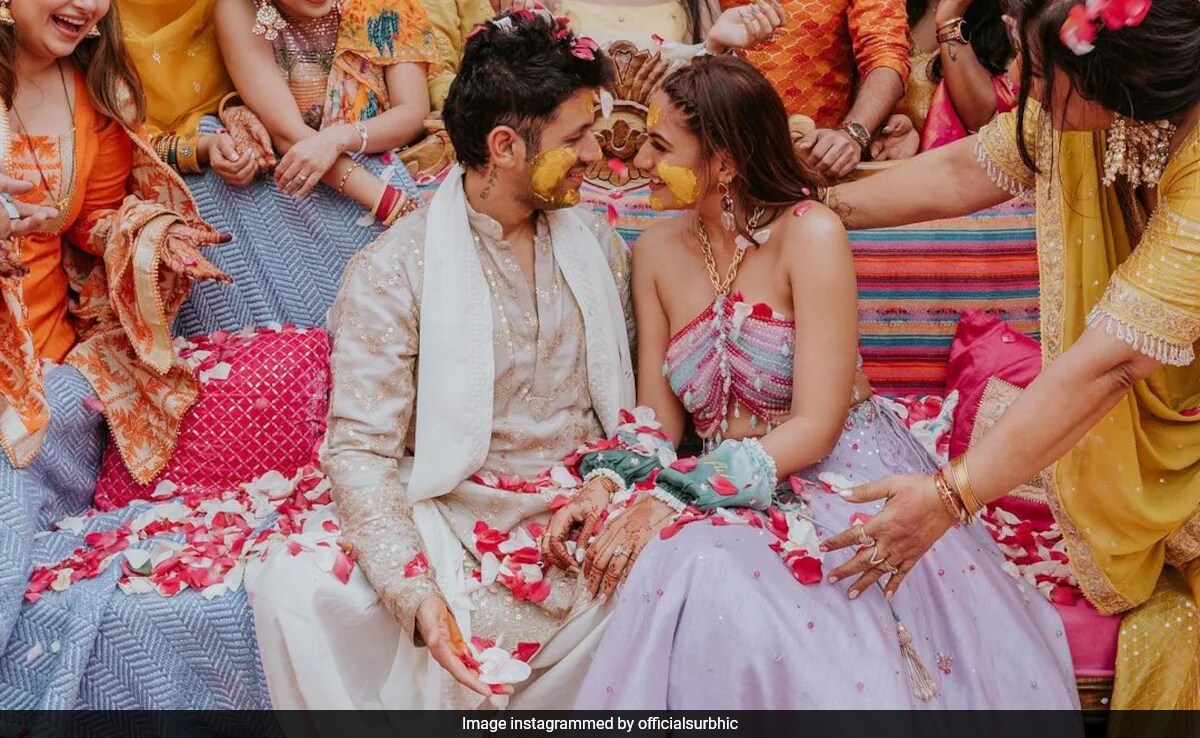 Surbhi Chandna, Karan Sharma's Haldi Photos Give Major "Goan Feels"