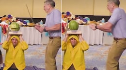 Watch: Man Rapidly Chops Watermelons On Partner's Head, Sets World Record