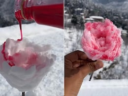Watch: Vlogger Makes "Rose <i>Gola"</i> Using Fresh Snow, Internet Reacts