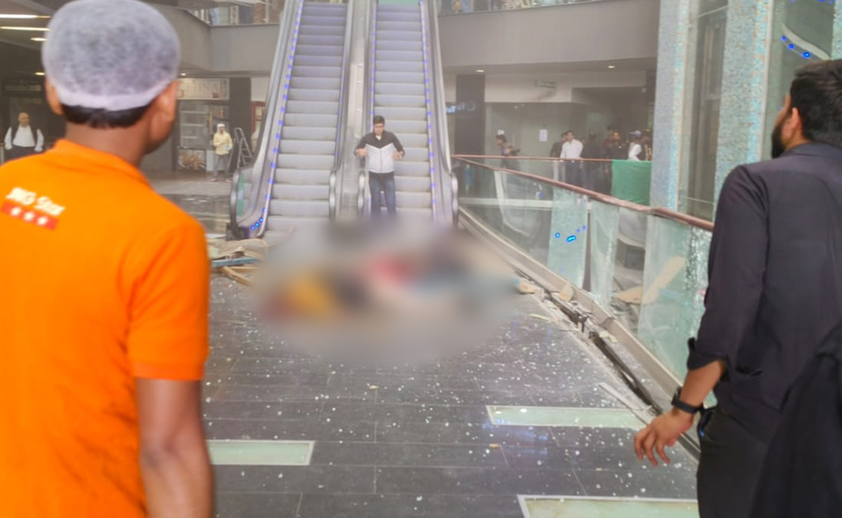 Noida Mall Trip Turns Fatal For 2 After Iron Grille Falls On Them