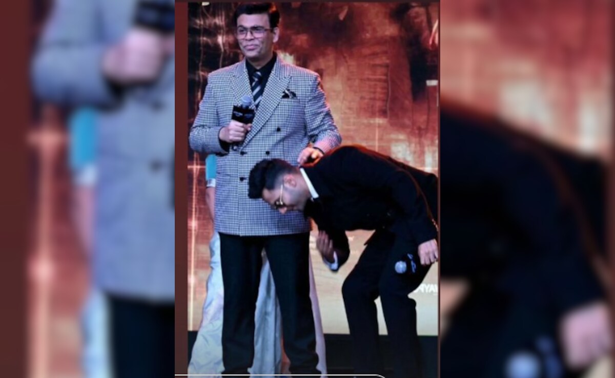 Karan Johar Decodes His LOL Expression In Viral Video Of Varun Dhawan Touching His Feet: "Deep Denial Of My Age"