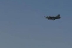 On Camera, Pilot Ejects From Crashing Tejas, Parachutes To Safety On Camera, Pilot Ejects From Crashing Tejas, Parachutes To Safety