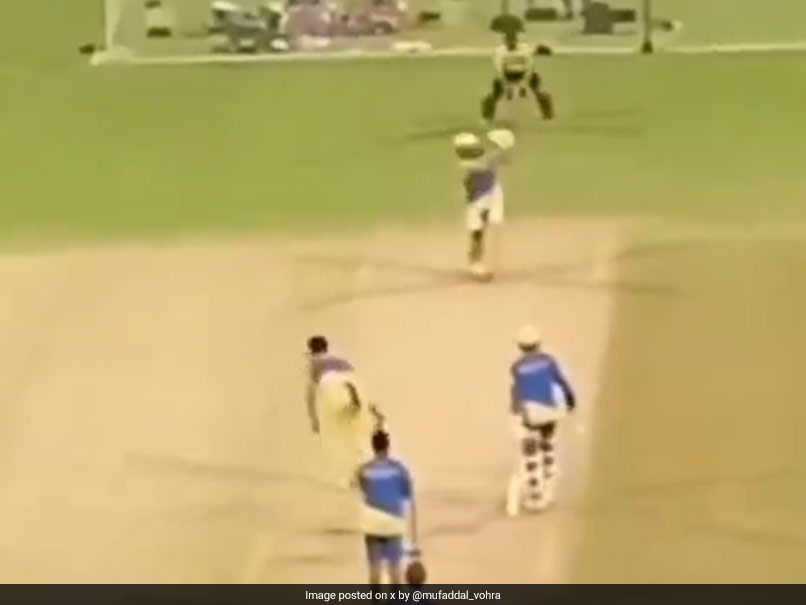Watch: MS Dhoni Gets Going In Practice Match For CSK, Unleashes Helicopter Shot