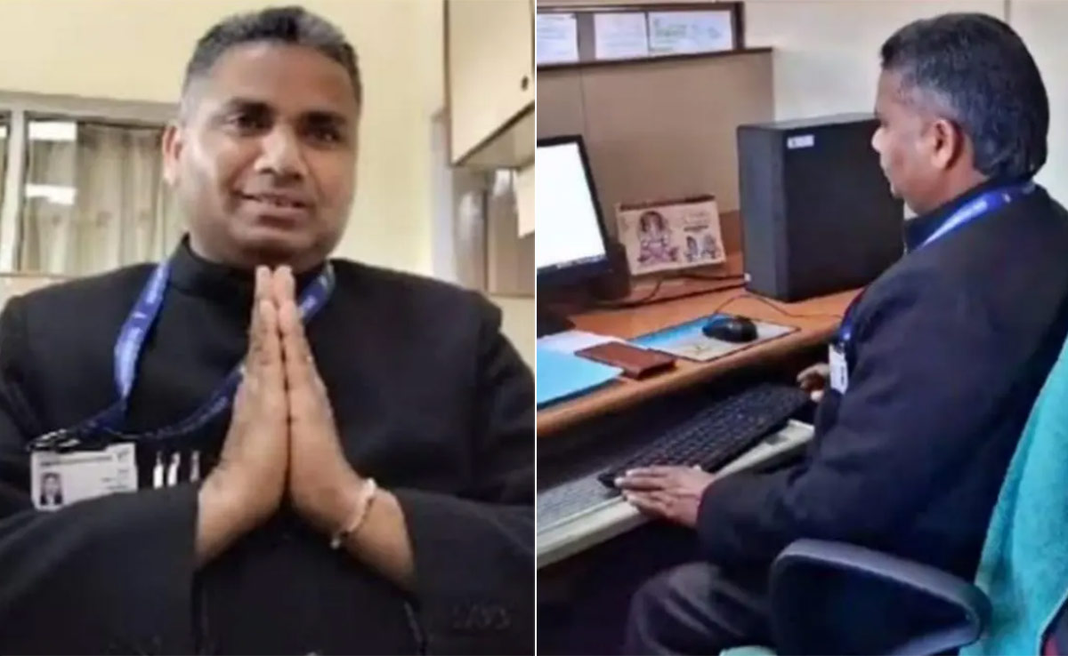 26 साल की नौकरी में सिर्फ 1 ही दिन ली छुट्टी, इंडिया बुक ऑफ रिकार्ड्स में दर्ज हुआ नाम