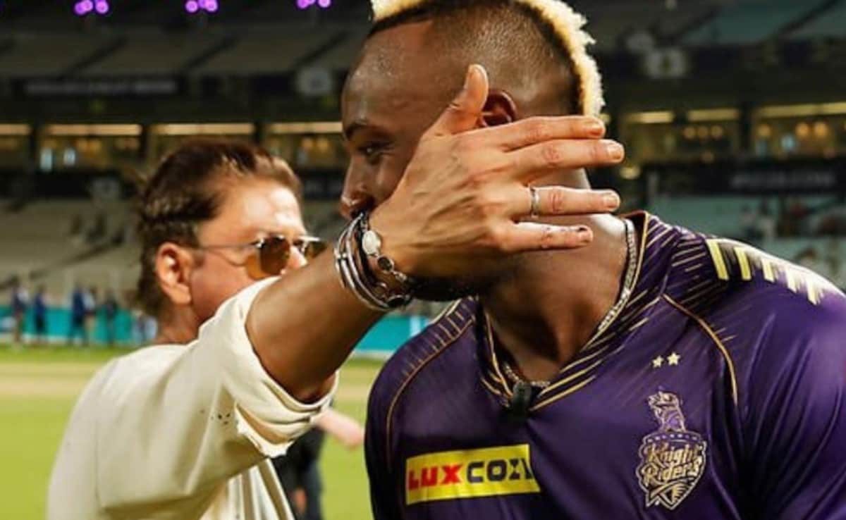 KKR Owner Shah Rukh Khans Priceless Reaction To Andre Russells IPL Retirement: "Any Other Jersey Would Look Weird"