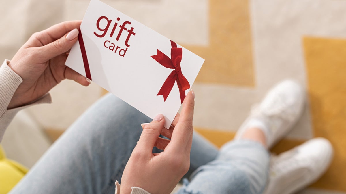 Gift cards can elevate your shopping experience. 