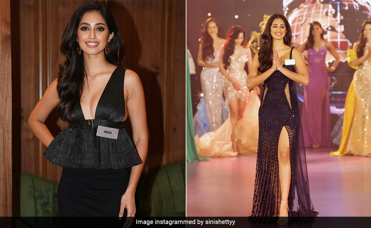 Miss Word 2024: Sini Shetty In A Stunning Crystal Gown Makes It To The Top 20 While Also Bagging Best Designer Dress From Asia & Oceania